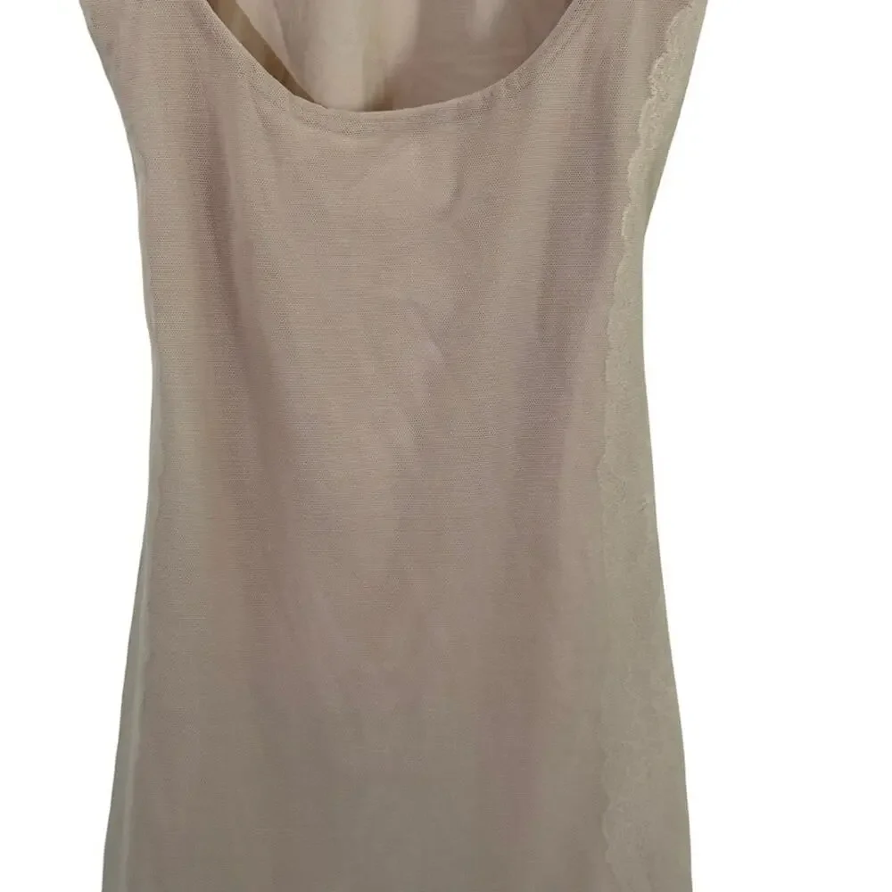 Assets Red Hot Label Spanx 1684 Rose Dust Luxe Lean Open Bust Tank Shaper Cami S